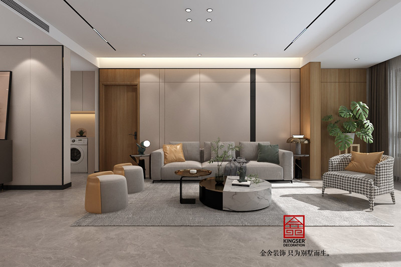 榮盛御府184平現(xiàn)代簡約風格裝修效果圖