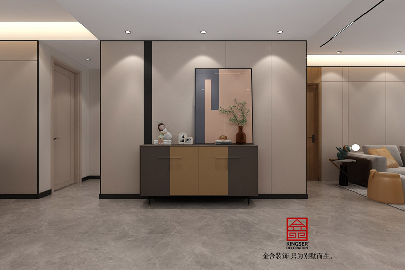 榮盛御府184平現(xiàn)代簡約風格裝修效果圖