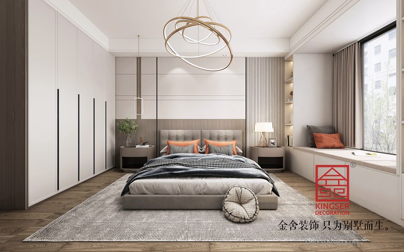 融創(chuàng)中心180平現(xiàn)代輕奢風(fēng)格裝修設(shè)計