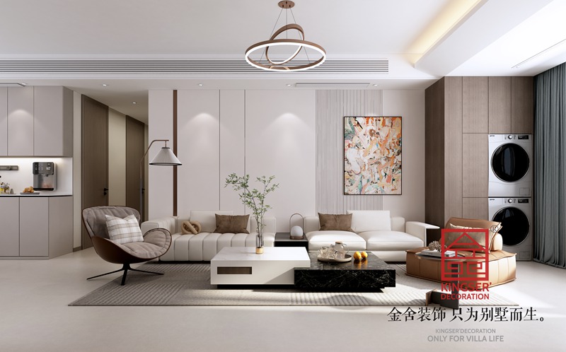 盛邦九號院現(xiàn)代簡約裝修設計